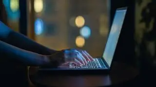 Osoba pisząca na laptopie