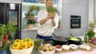 Ciasto rabarbalove z przepisu Piotra Kucharskiego