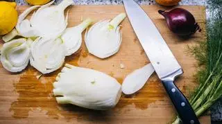 Pieczony fenkuł z pomarańczami - przepis Mariety Mareckiej