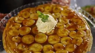 Tarta Tatin z karmelizowanych bananów według przepisu Pascala Brodnickiego