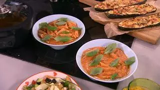 Makaron w gazpacho