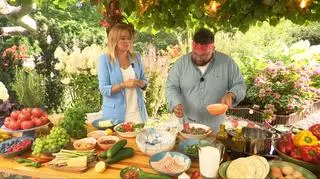 Szisz kebab ze świeżą miętą i natką pietruszki, czyli idealny obiad na wakacje w podróży