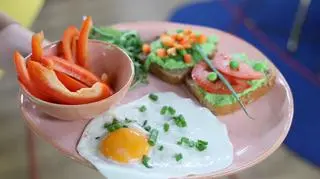 Śniadanie, jaja sadzone 