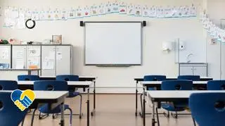 Pusta sala lekcyjna w szkole