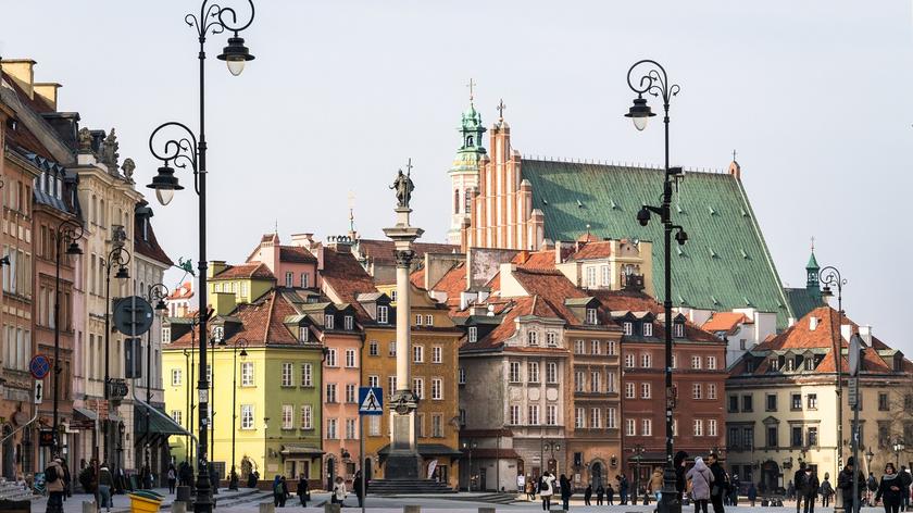 Warszawa. Rynek Starego Miasta. Kolumna Zygmunta