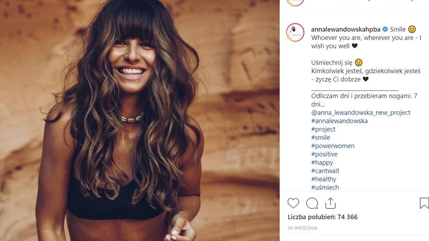 Anna Lewandowska instagram 
