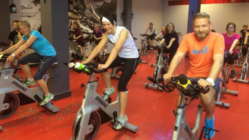 Bartek Jędrzejak na siłowni