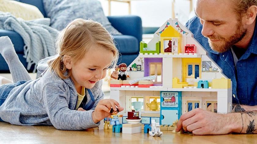 domek, Lego Duplo, zabawki, dziecko