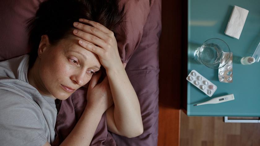 Kobieta, która jest chora 