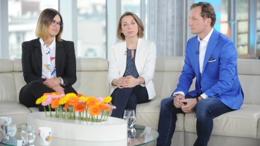Zuzanna Wesołowska, Maja Krywolewicz i Marian Owerko