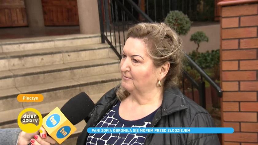 pani Zofia napad na sklep Pinczyn