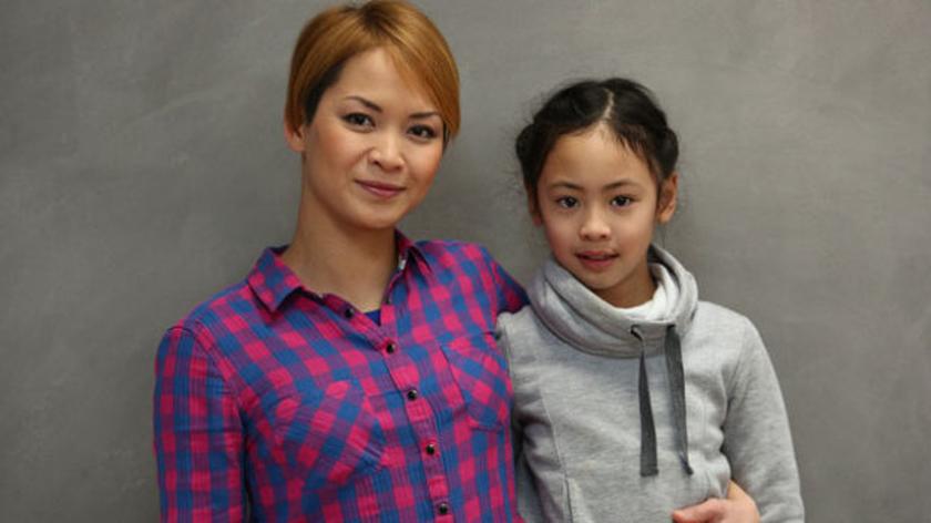 Natalia Nguyen z córką