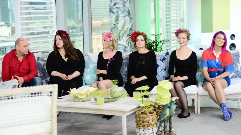 Włodek Pawlik, Marta Gałuszewska oraz zespół Tulia: Joanna Sinkiewicz, Dominka Siepka, Patrycja Nowicka i Tulia Biczak