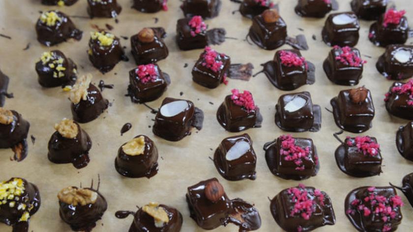 Czekoladki na papierze