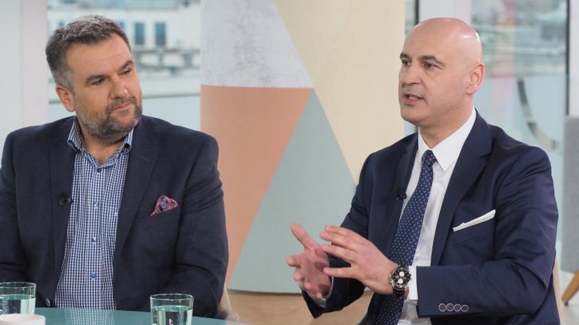 Paweł Płuska i insp. Marek Konkowewski