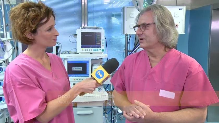 Katarzyna Jaroszyńska i prof. Piotr Chłosta