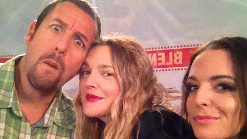 Ania Wendzikowska, Drew Barrymore i Adam Sandler