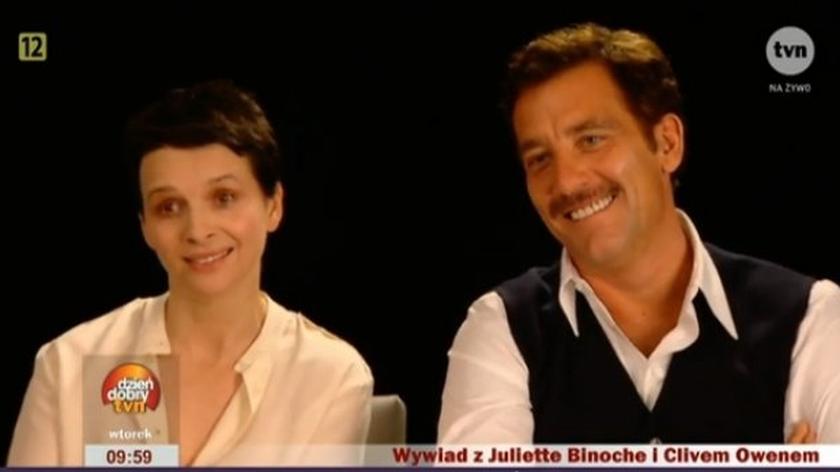 Juliette Binoche i Clive Owen