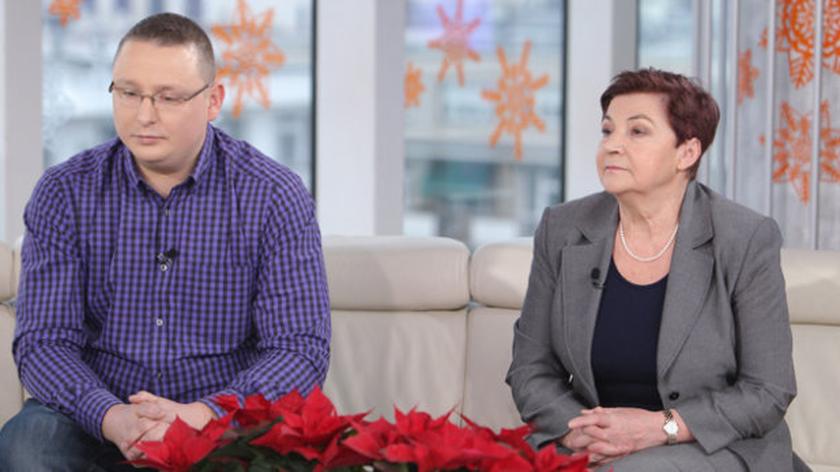 prof. dr hab. n. med. Danuta Perek oraz Marcin Starzec