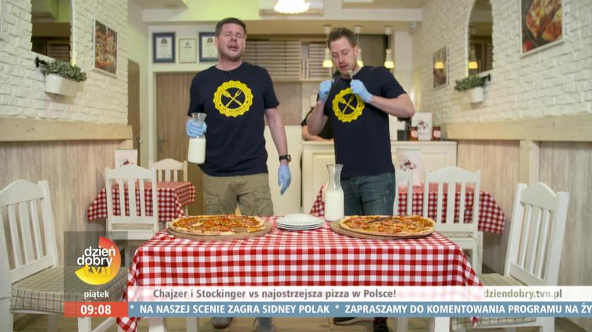 Chajzer i Stockinger vs najostrzejsza pizza w Polsce!
