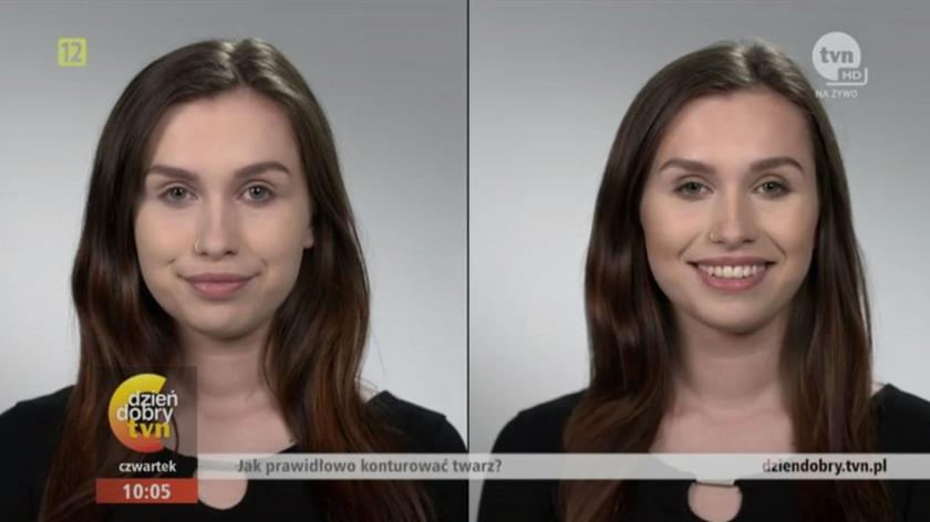 Konturowanie twarzy