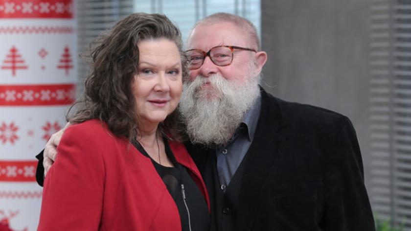 Jerzy Bralczyk i Lucyna Kirwil