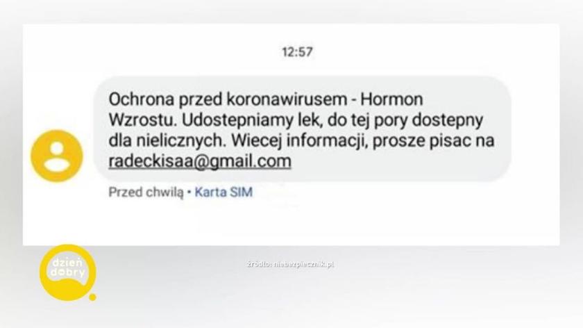 SMS wyłudzanie pieniędzy