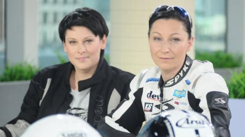 Katarzyna Frendl i kaskaderka Katarzyna Kędzior. 