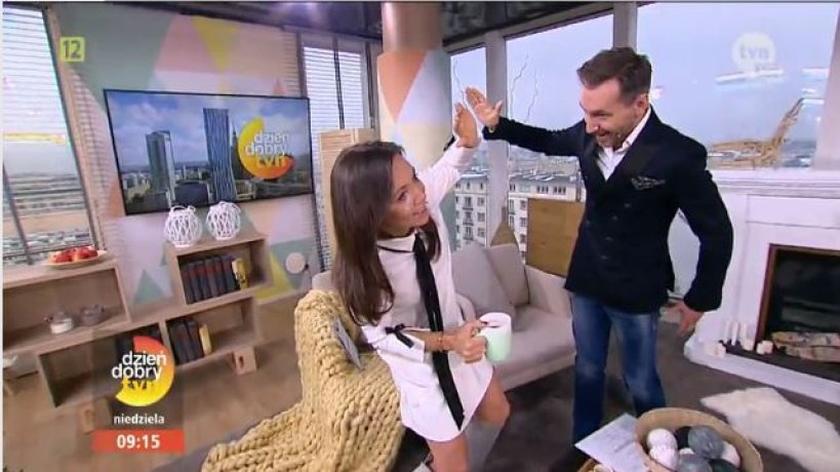 Kinga Rusin i Piotr Kraśko