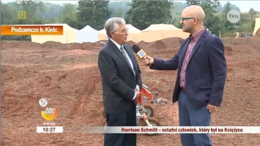 Harrison Schmitt i Marcin Sawicki