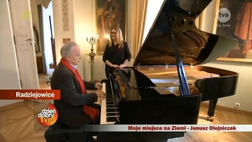 Janusz Olejniczak i Kinga Burzyńska