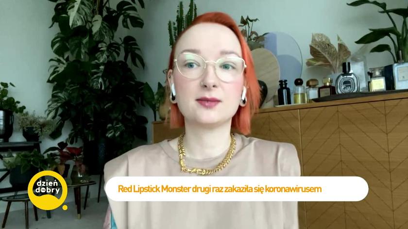 ponowne zakażenie koronawirusem przez Red Lipstick Monster