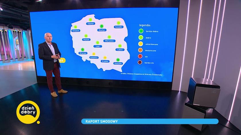 Raport smogowy i pogoda na 16 marca 2020