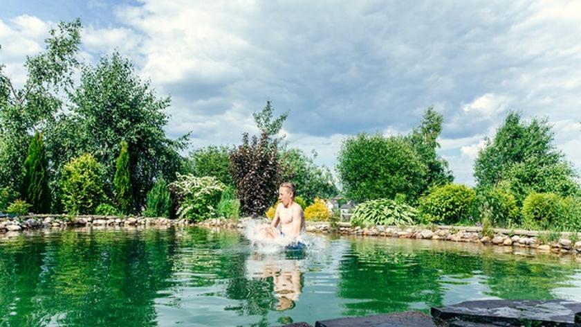 staw kąpielowy w ogrodzie