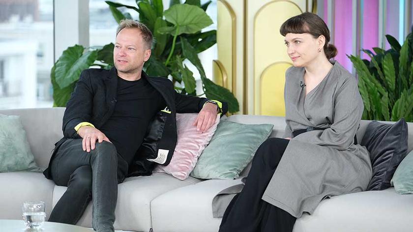 Anna Cieślak i Maciej Stuhr w Dzień Dobry TVN o serialu "Szadź".
