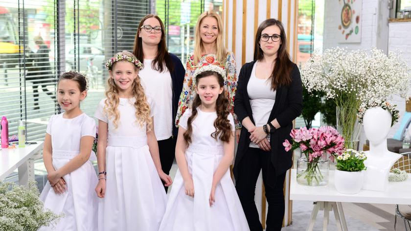 Marta Wyłupek, Patrycja Czerniak, Katarzyna Olubińska i modelki