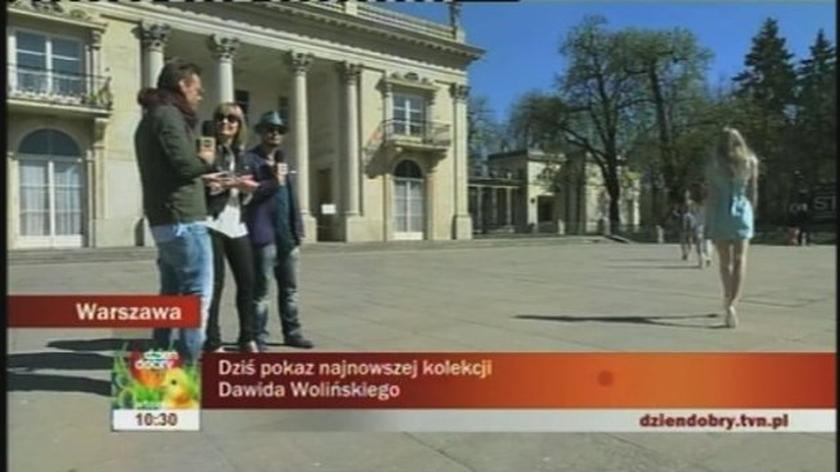 Przed pokazem Dawida Wolińskiego