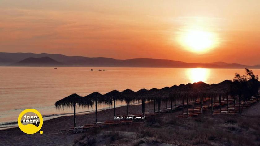 podróże, zachód słońca, Grecja