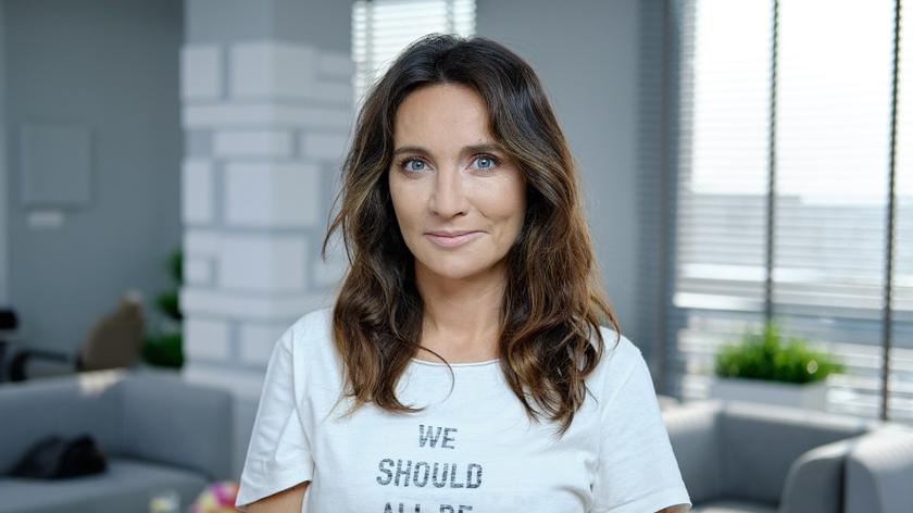 Dominika Kulczyk na planie Dzień Dobry TVN