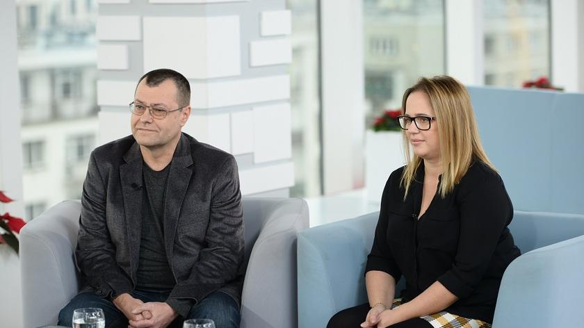 Maciej Biedrzycki i Marta Kopacz - uczestnicy serialu dokumentalnego "Wracajcie, skąd przyszliście"