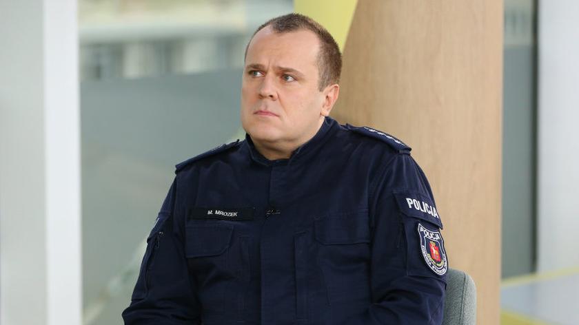 asp. szt. Mariusz Mrozek z Komendy Stołecznej Policji