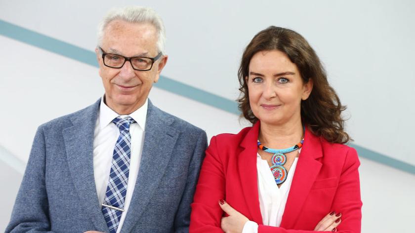 Julitta Biały i prof. Zbigniew Lew Starowicz