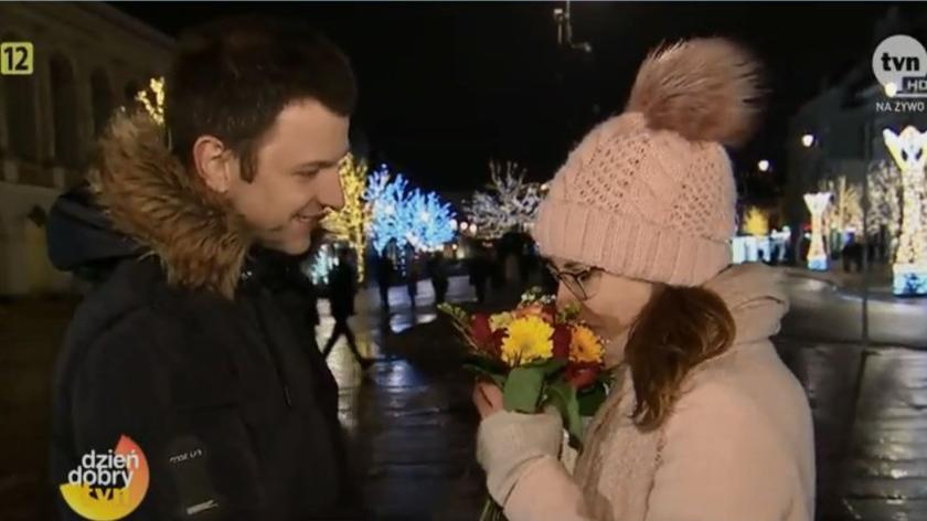 Bartek i Sylwia na randce 