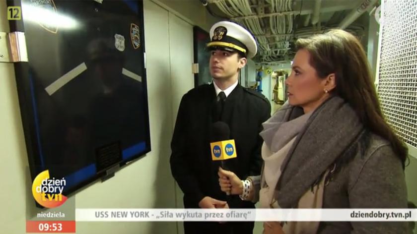 Kinga Rusin na USS New York
