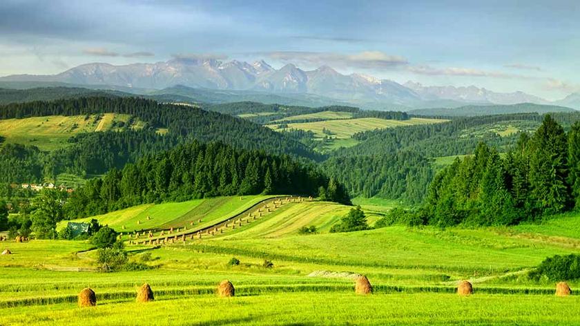 Uherce Mineralne, Bieszczady - piękny widok