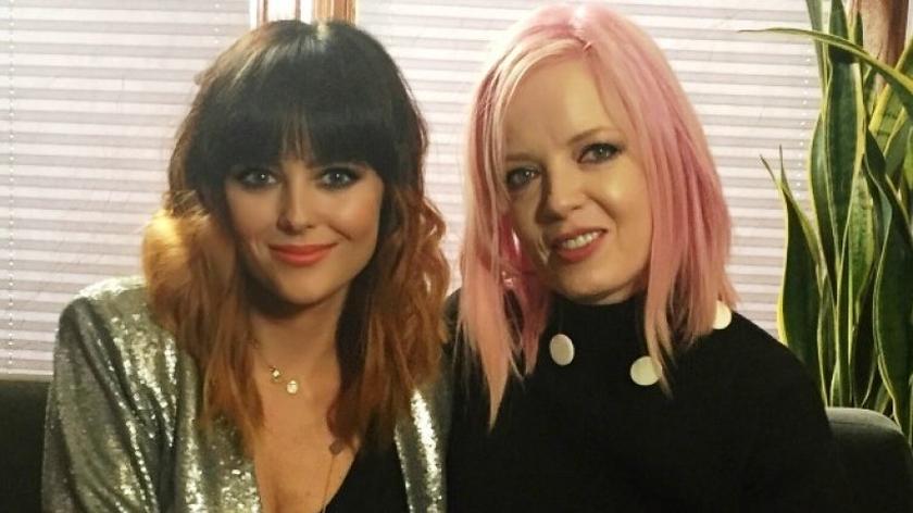 Shirley Manson i Gabi Drzewiecka