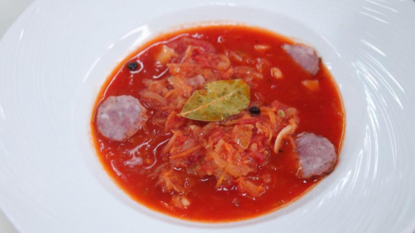 Zupa pomidorowa z kapustą