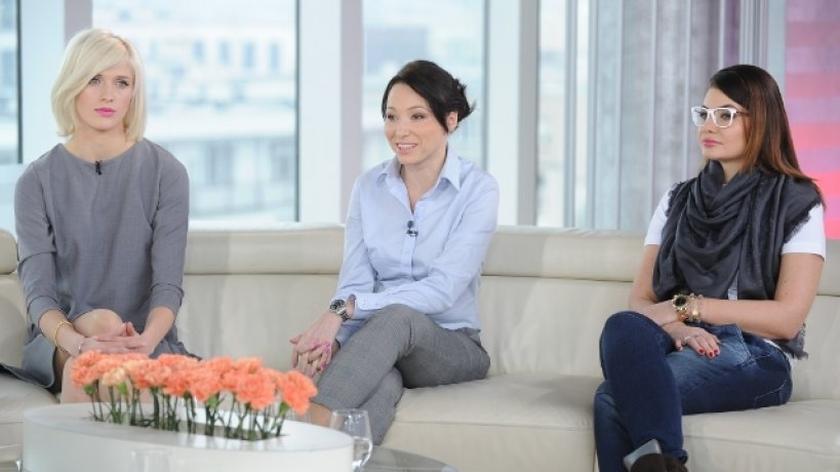 Karolina Kaczyńska, Karolina Borkowska i Dominika Zasiewska
