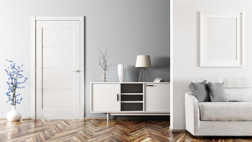 Białe nowoczesne mieszkanie