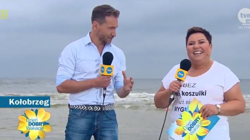Piotr Kraśko i Dorota Wellman 